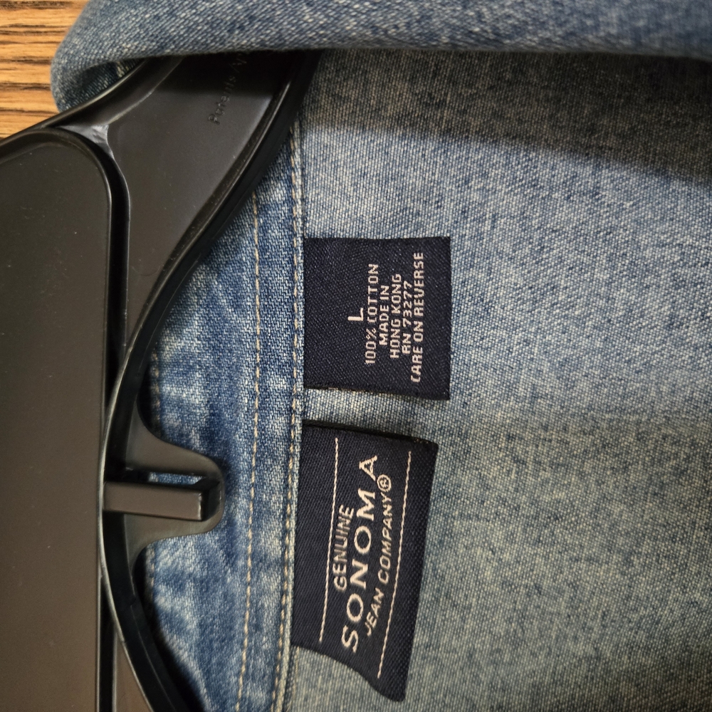 Denim Button-Up Shirt/jacket - Picture 3 of 3